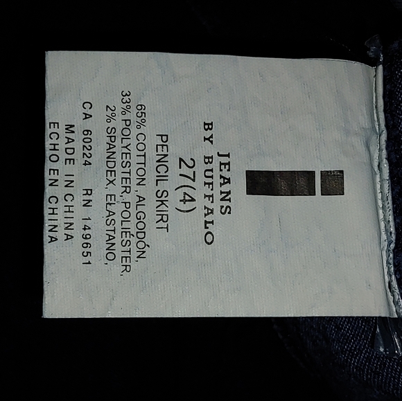 Jeans by Buffalo Skirt NWT - Picture 7 of 8